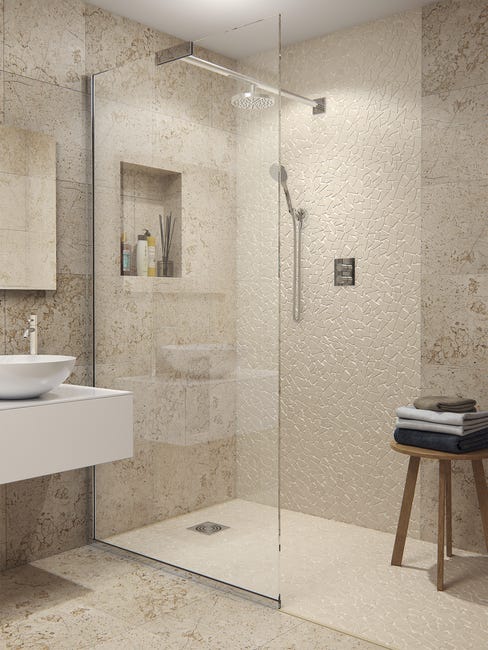 Leroymerlin Mosaico In Pietra Opux Crema L 32 X L 32cm X Sp. 8 Mm