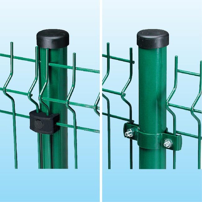 Leroymerlin Palo In ACCIAIO FERRO BULLONI Medium Tondo Ø 48 Mm H 175 Cm X Verde