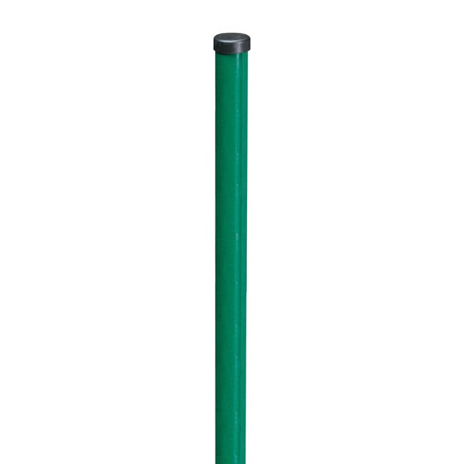 Leroymerlin Palo in ACCIAIO FERRO BULLONI Medium tondo Ø 48 mm H 150 cm x verde