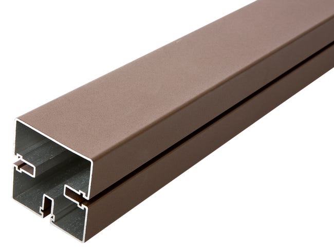 Leroymerlin Palo In ALLUMINIO NORTENE MOSAIC/PRIVAT Quadrato H 215 Cm X L 6 Cm X L 6 Cm Ruggine