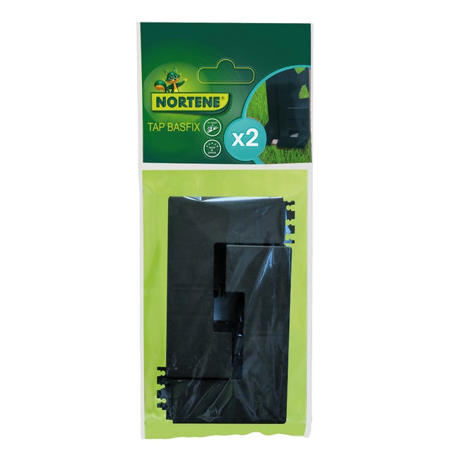 Leroymerlin Palo Terminale MOSAIC PRIVAT In Polipropilene Grigio H 12.5 X L 12.5 X P 12.5 Cm 2 Pezzi