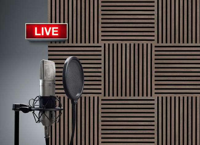 Leroymerlin Pannello Decorativo Fonoassorbente Square Superior FIBROTECH Noce L 52 X L 52 Cm Sp 22 Mm Confezione Da 2 Pezzi