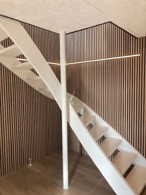 Leroymerlin Pannello Decorativo Fonoassorbente Superior FIBROTECH Rovere Chiaro L 244 X L 60 Cm Sp 22 Mm