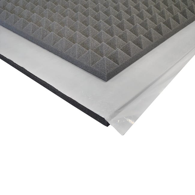 Leroymerlin Pannello Fonoassorbente Autoadesivo Piramidale 1 X 1 M Sp 50 Mm 1 Mq