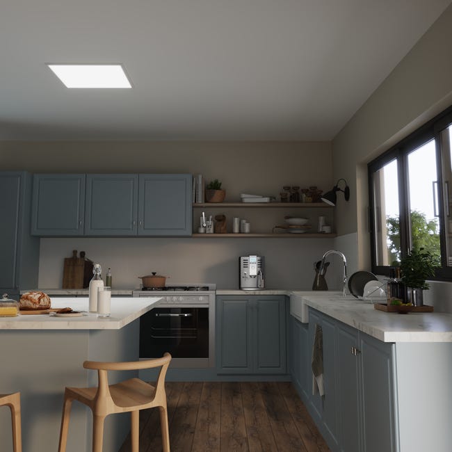 Leroymerlin Pannello LED Anvik Bianco 59.5x60 Cm INSPIRE Luce Bianco Naturale 4000 LUMEN