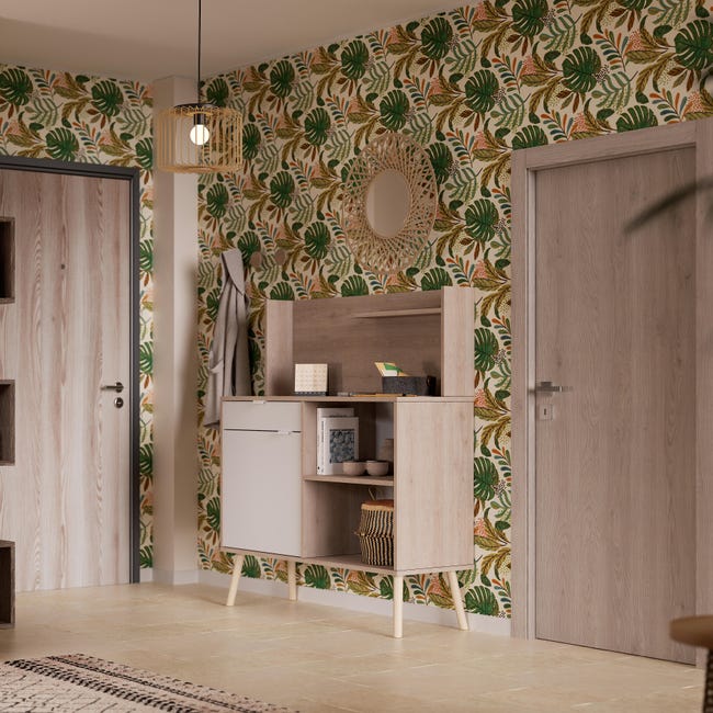 Leroymerlin Pannello Per Porta Blindata Coordinato Porta Plank Rivestito Laminato Rovere Naturale L 90 X H 210 Cm Sp 3 Mm