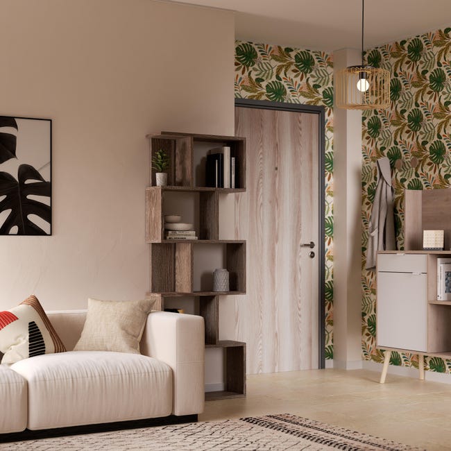 Leroymerlin Pannello Per Porta Blindata Coordinato Porta Plank Rivestito Laminato Rovere Naturale L 90 X H 210 Cm Sp 3 Mm