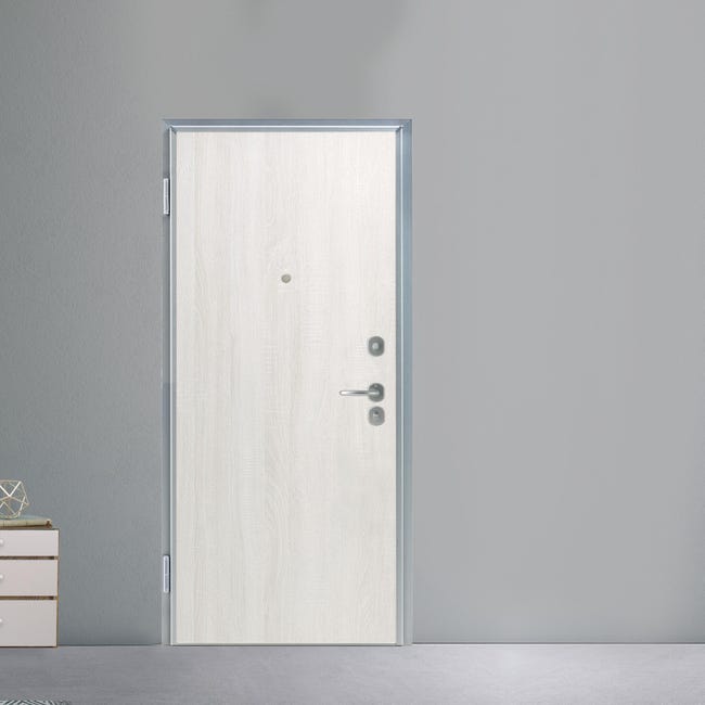 Leroymerlin Pannello Per Porta D'ingresso Coordinato Porta Wheat Rivestito Bianco L 97 X H 212 Cm Sp 0.06 Mm