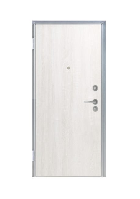 Leroymerlin Pannello per porta d'ingresso coordinato porta Wheat rivestito bianco L 97 x H 212 cm Sp 0.06 mm