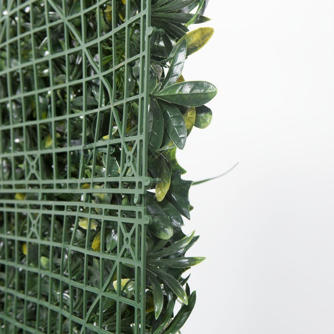 Leroymerlin Parete Verde Artificiale In Polietilene Multicolore H 1 M X L 1 M