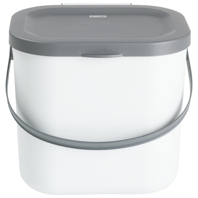 Leroymerlin Pattumiera Albula ROTHO Manuale Bianco 6 L