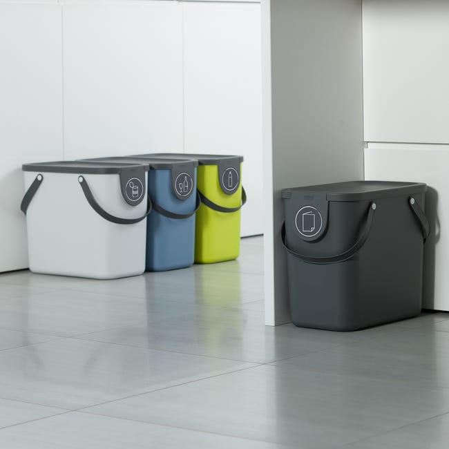 Leroymerlin Pattumiera Albula ROTHO Manuale Blu 25 L