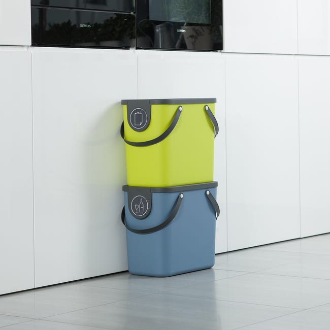 Leroymerlin Pattumiera Albula ROTHO Manuale Blu 25 L