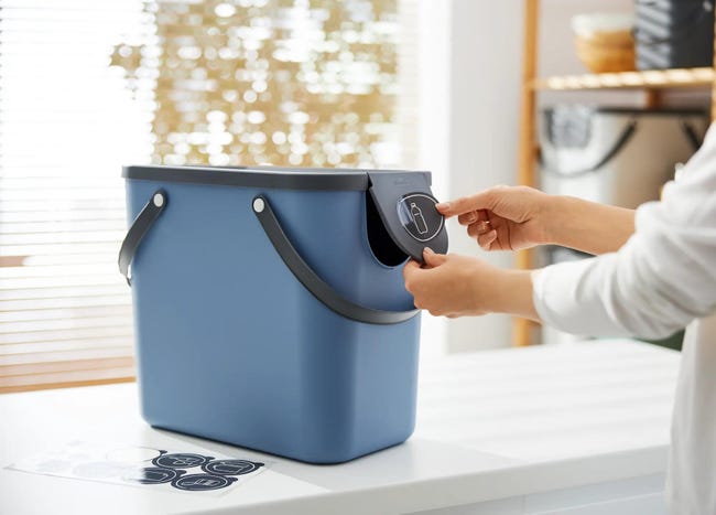 Leroymerlin Pattumiera Albula ROTHO Manuale Blu 25 L