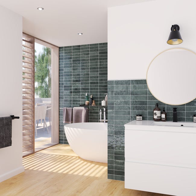 Leroymerlin Pavimento laminato ARTENS DESIGN Dunmore marrone resistente all'acqua Sp 8mm