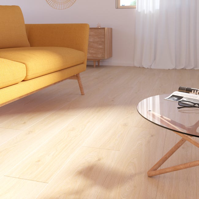 Leroymerlin Pavimento Laminato ARTENS DESIGN Kenmare Beige Resistente All'acqua Sp 8mm