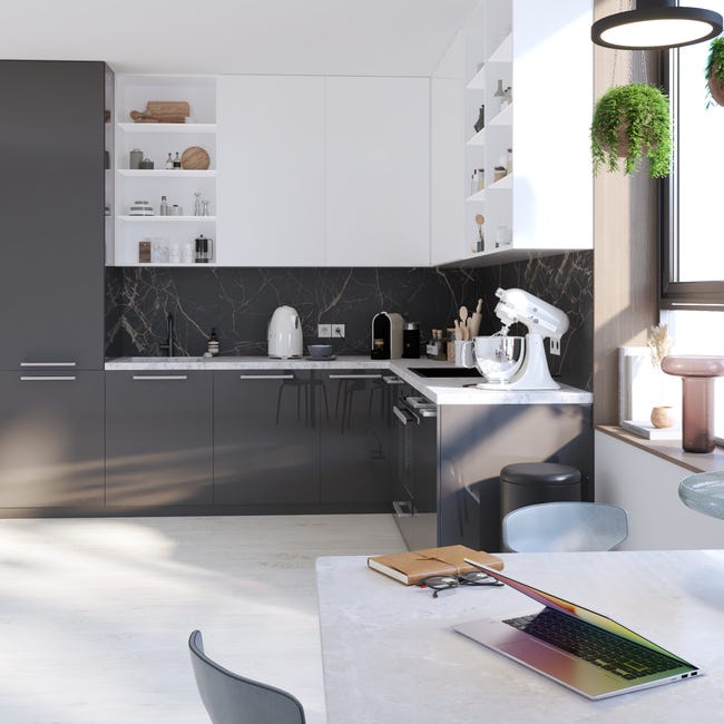 Leroymerlin Pavimento Laminato ARTENS DESIGN Nuiza Grigio Resistente All'acqua Sp 8mm