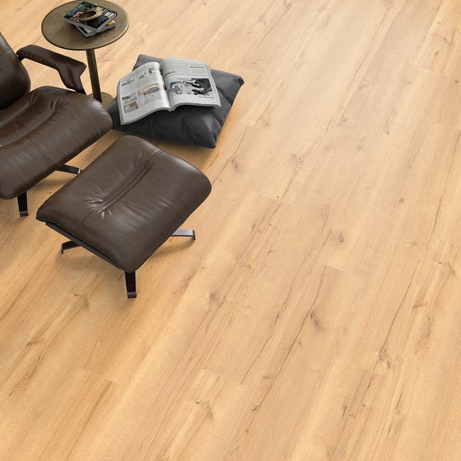 Leroymerlin Pavimento Laminato ARTENS DESIGN Wayne Beige Resistente All'acqua Sp 10mm
