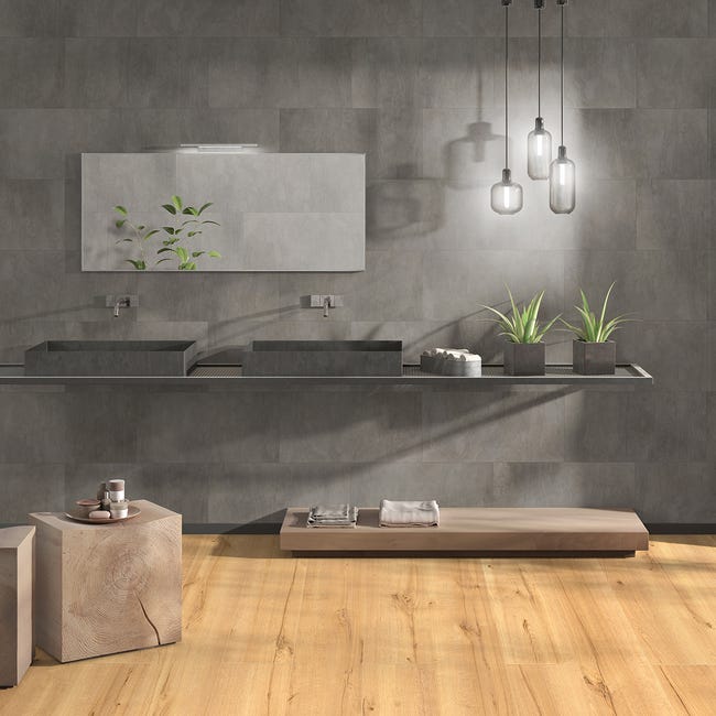 Leroymerlin Pavimento Laminato ARTENS DESIGN Wayne Beige Resistente All'acqua Sp 10mm