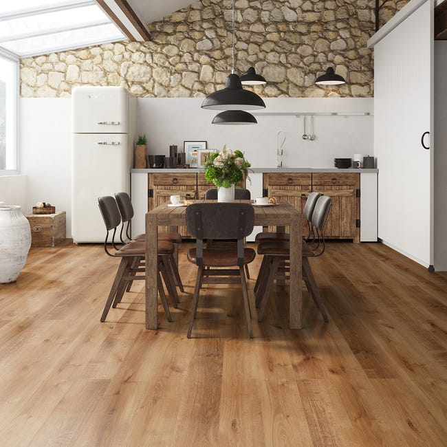 Leroymerlin Pavimento Laminato ARTENS DESIGN WESTPORT Larice Chiaro Resistente All'acqua Sp 10mm