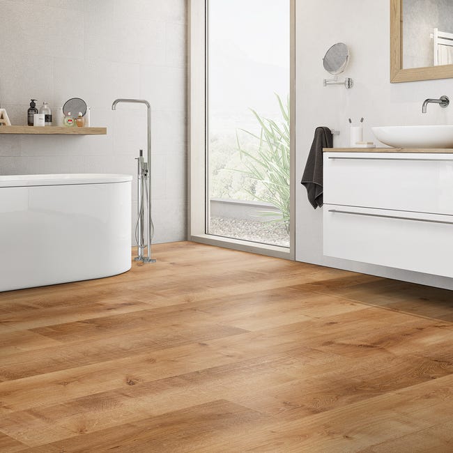 Leroymerlin Pavimento Laminato ARTENS DESIGN WESTPORT Larice Chiaro Resistente All'acqua Sp 10mm