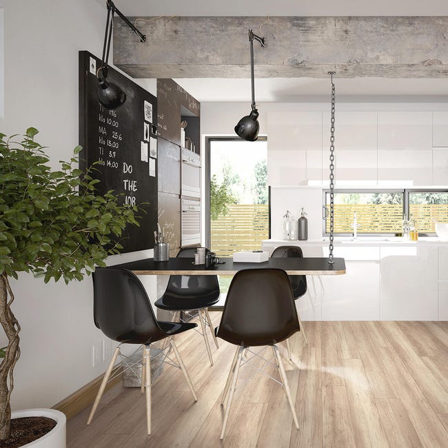 Leroymerlin Pavimento Laminato ARTENS GREY OAK Beige E Grigio Resistente All'acqua Sp 8mm