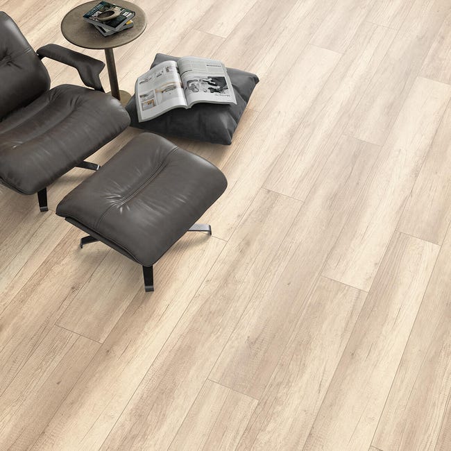 Leroymerlin Pavimento Laminato ARTENS GREY OAK Beige E Grigio Resistente All'acqua Sp 8mm