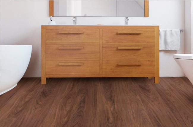 Leroymerlin Pavimento Laminato ARTENS Neiva Marrone Resistente All'acqua Sp 10mm