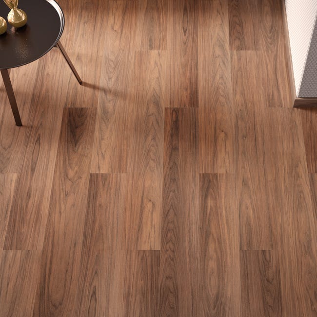 Leroymerlin Pavimento laminato ARTENS Neiva marrone resistente all'acqua Sp 10mm
