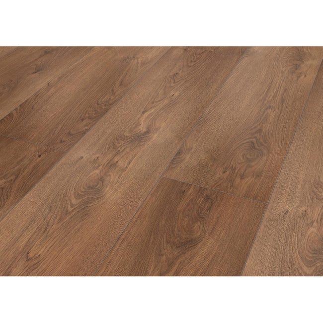 Leroymerlin Pavimento Laminato ARTENS Oak Redbrown Marrone Resistente All'acqua Sp 8mm