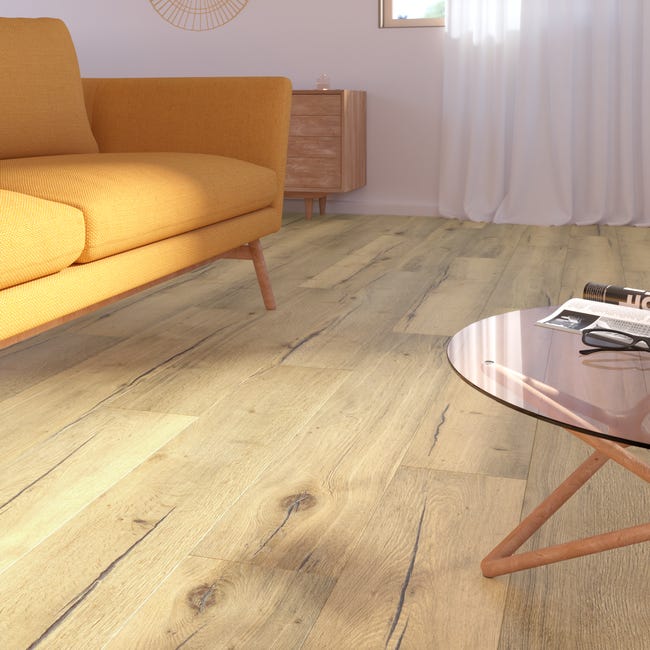 Leroymerlin Pavimento laminato ARTENS Orito marrone Sp 10mm