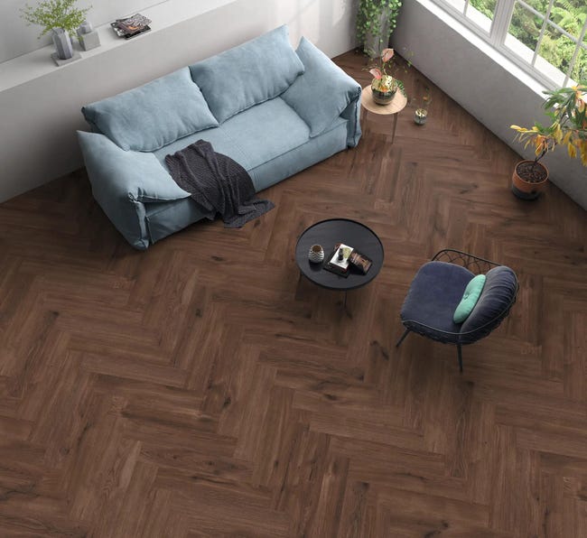 Leroymerlin Pavimento laminato ARTENS SPINA Monviso marrone Sp 8mm