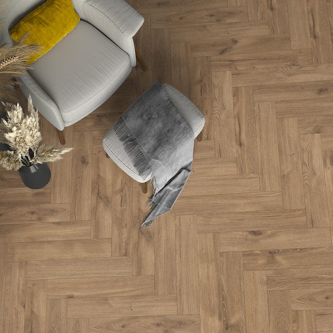 Leroymerlin Pavimento Laminato ARTENS SPINA Pordoi Marrone Sp 8mm