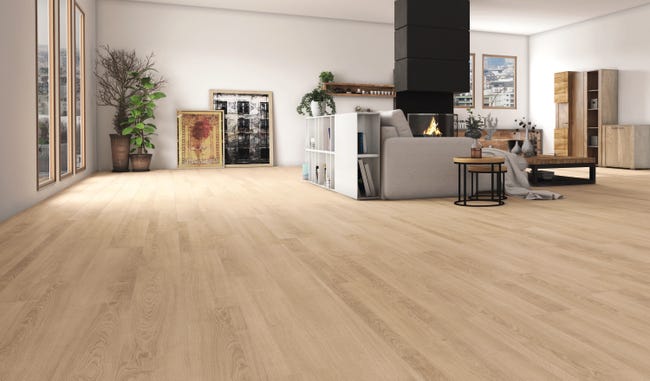 Leroymerlin Pavimento Laminato CLASSEN Abele Rovere Chiaro Resistente All'acqua Sp 7mm