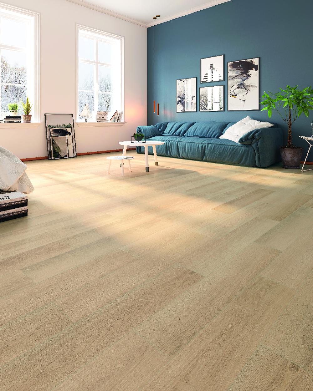 Leroymerlin Pavimento laminato CLASSEN Abele rovere chiaro resistente all'acqua Sp 7mm
