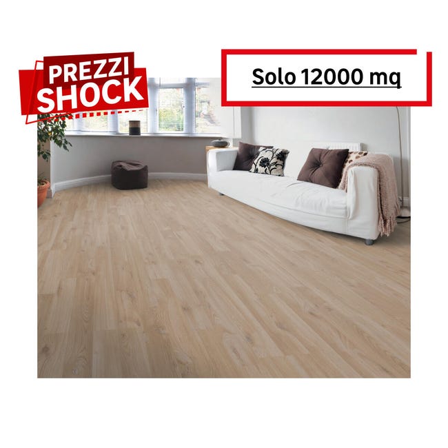 Leroymerlin Pavimento laminato Standard 2S marrone Sp 7mm