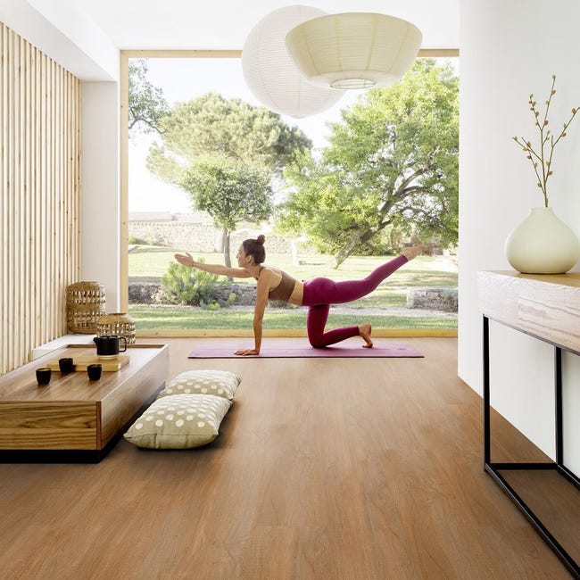 Leroymerlin Pavimento SPC In Spc Flottante Clic Passaggio Molto Intenso Sestriere Rovere Naturale Sp 5.7 Mm GERFLOR