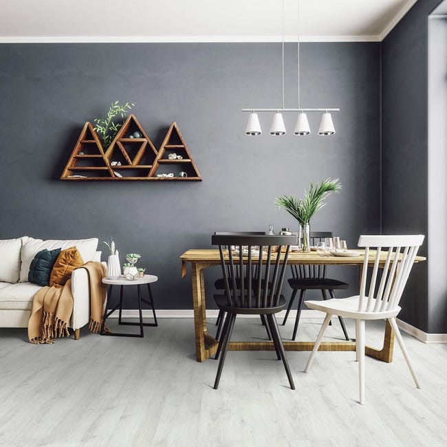 Leroymerlin Pavimento SPC In Spc Flottante Clic Passaggio Molto Intenso Cervinia Rovere Sbiancato Sp 5.7 Mm GERFLOR