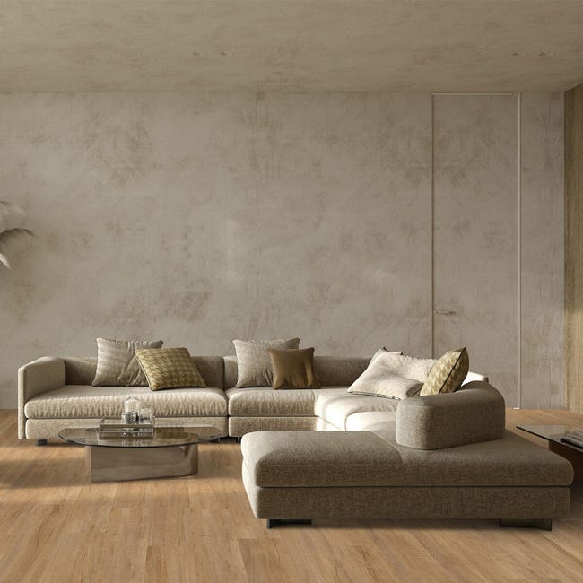 Leroymerlin Pavimento SPC in spc flottante clic passaggio molto intenso Sestriere rovere naturale Sp 5.7 mm GERFLOR