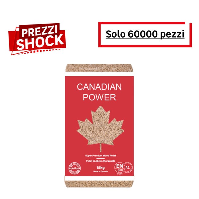 Leroymerlin Pellet Canadianpower ENplus A1 15 kg in abete