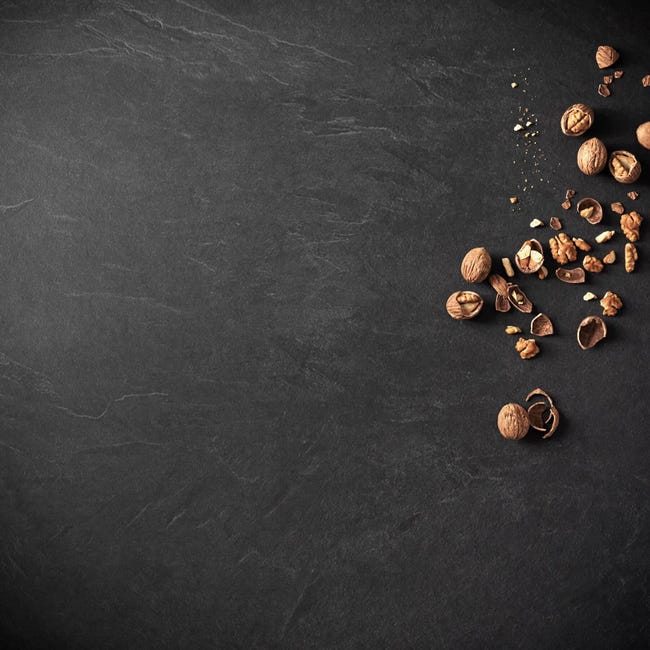 Leroymerlin Piano Cucina In Truciolare Rivestito In Laminato Hpl Marmo Nero Luserna L 304 X P 63 Cm Spessore 3.8 Cm