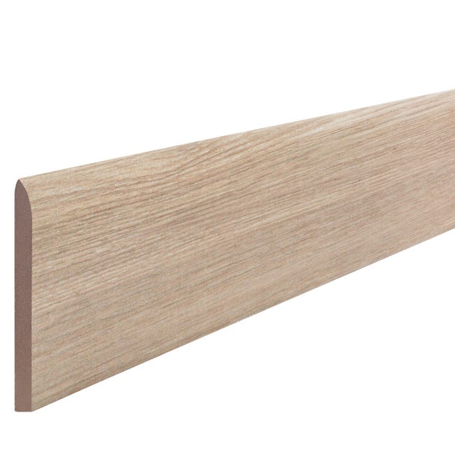 Leroymerlin Piastrella Battiscopa Balau Colore Beige H 7.5 X L 61.5 Cm X Sp 8 Mm