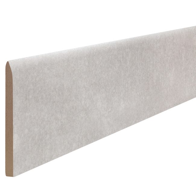 Leroymerlin Piastrella Battiscopa Iuta Venus Colore Grigio H 8 X L 33.3 Cm X Sp 8 Mm