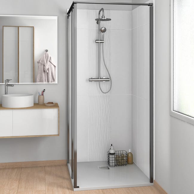 Leroymerlin Piastrella Battiscopa Remix Wood Colore Beige H 0.74 X L 60 Cm X Sp 7.4 Mm