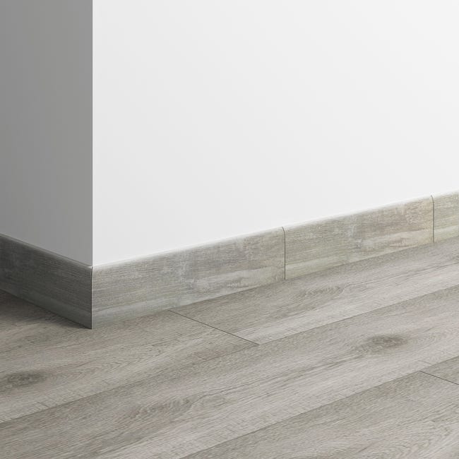 Leroymerlin Piastrella Battiscopa Tundra Colore Grigio H 8 X Sp 8 Mm