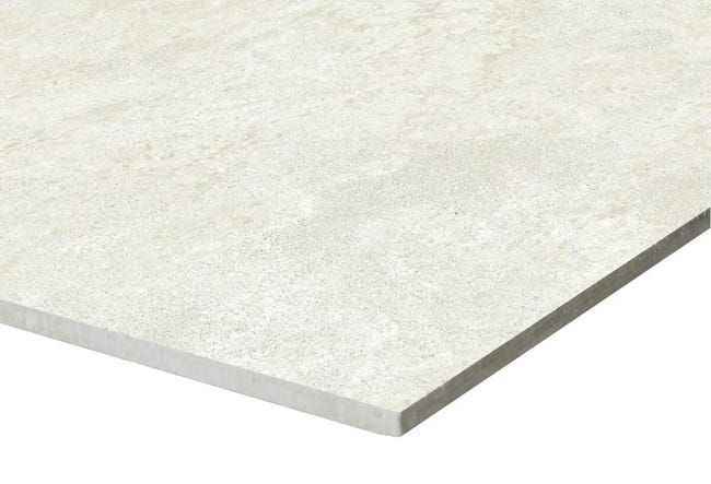 Leroymerlin Piastrella Da Pavimento E Rivestimento Interno Ed Esterno Rettificato Concraft In Gres Porcellanato Opaco Bianco 120 X 60cm Sp. 9.2 Mm Traffico Molto Intenso (pei 5/5) R10