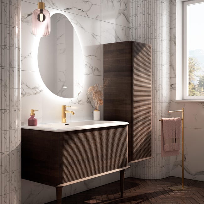 Leroymerlin Piastrella Da Pavimento E Rivestimento Interno Ed Esterno Rettificato Silk Marble In Gres Porcellanato Satinato Grigio 120 X 60cm Sp. 9.2 Mm Traffico Molto Intenso (pei 5/5)