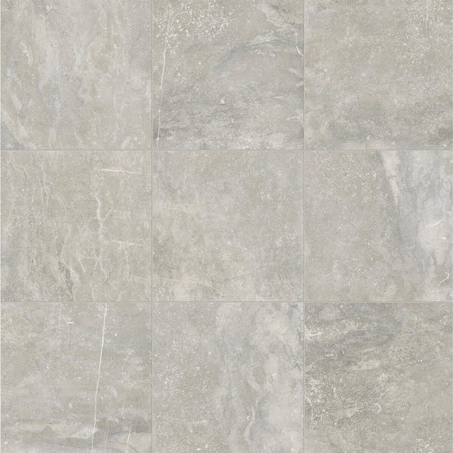 Leroymerlin Piastrella Da Pavimento E Rivestimento Interno Ed Esterno Rettificato PATH In Gres Porcellanato Opaco Grigio 60 X 60cm Sp. 9.2 Mm Traffico Molto Intenso (pei 5/5) R10