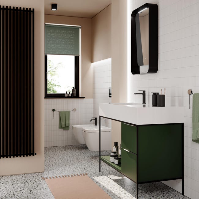 Leroymerlin Piastrella Da Pavimento E Rivestimento Interno Rettificato Marble Vision In Gres Porcellanato Smaltato Lappato Verde 60 X 60cm Sp. 9 Mm Traffico Medio Forte (pei 3/5)