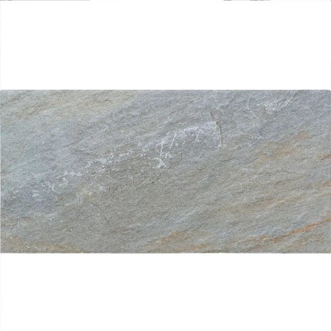 Leroymerlin Piastrella da pavimento esterno Silicia in gres porcellanato opaco grigio 50 x 25cm Sp. 9 mm traffico medio forte (pei 3/5) R11